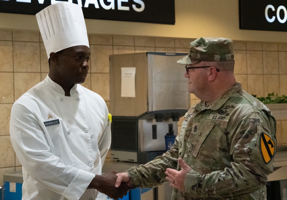 1st Cavalry Division Best Chef Competition