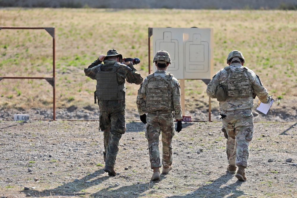 13th CSSB Pistol Range for German Badge