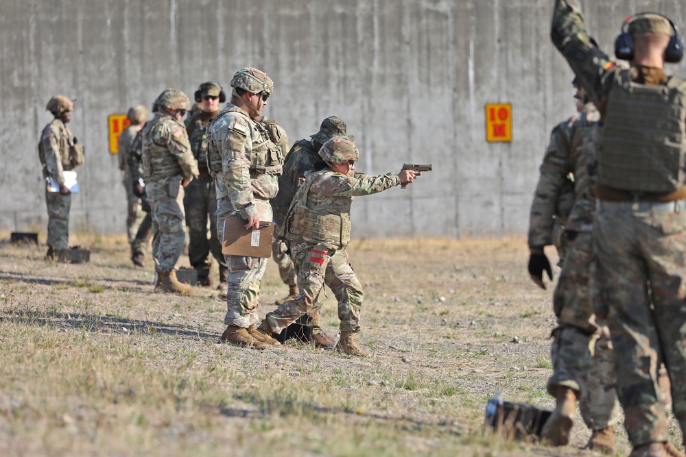 13th CSSB Pistol Range for German Badge