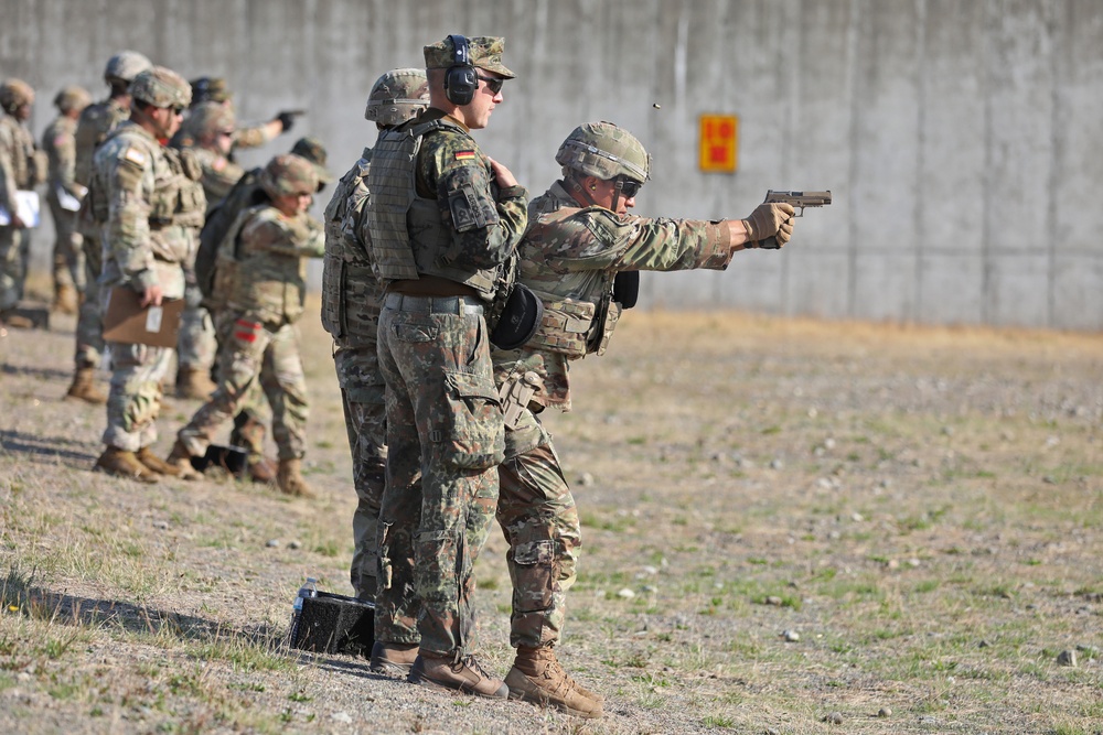 13th CSSB Pistol Range for German Badge