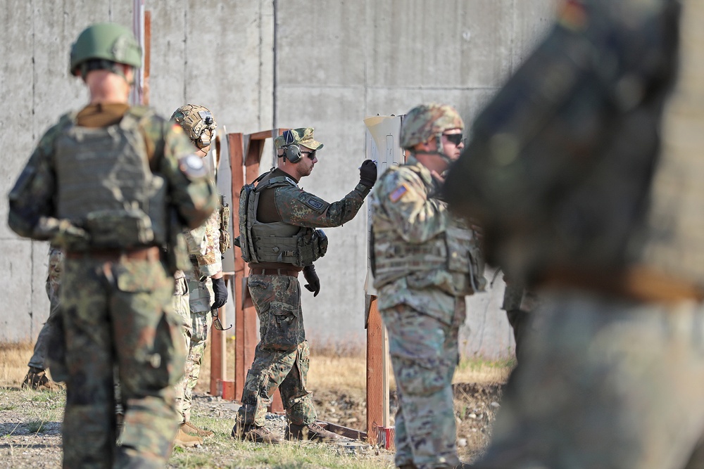 13th CSSB Pistol Range for German Badge