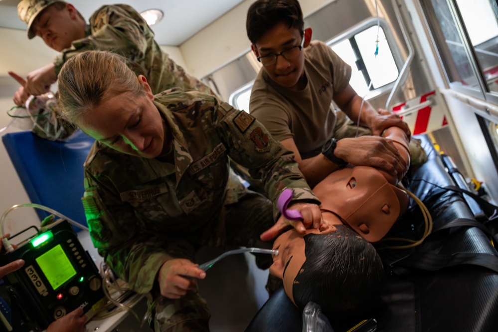 Medical Readiness University trains Guard Airmen at Alpena CRTC