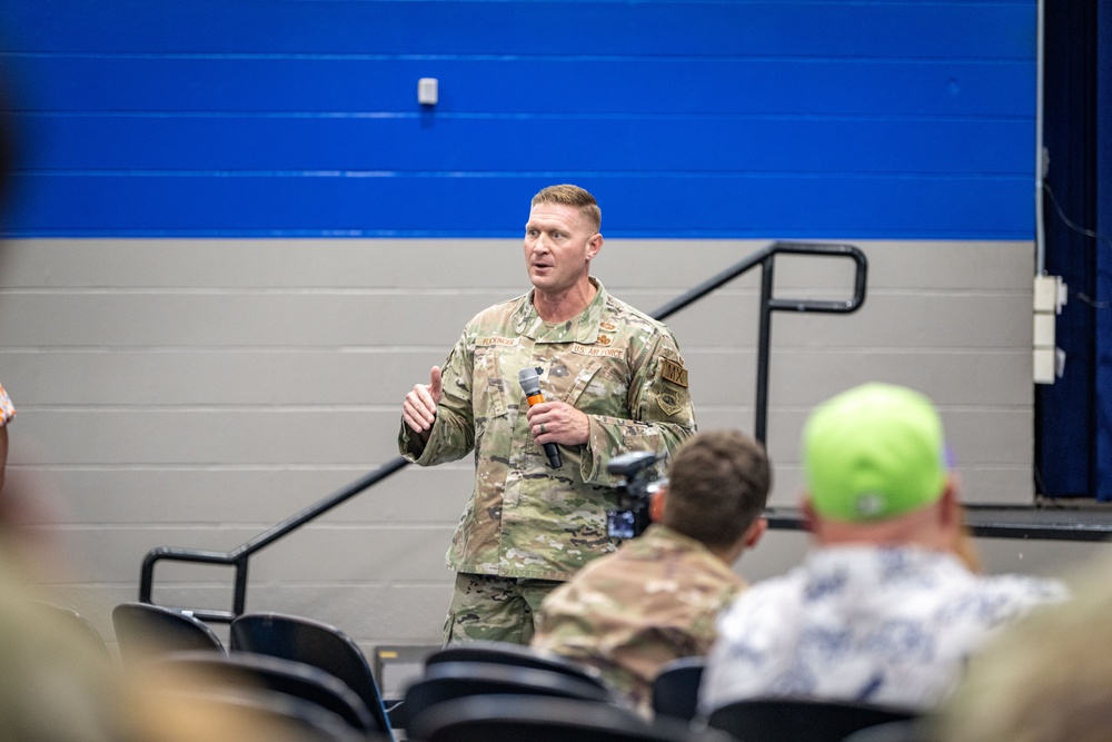 NFL Star Tra Battle visits Moody AFB, highlights importance of mental fitness