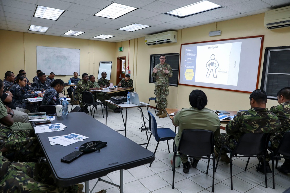 La. Guard’s Health Promotion Programs support Belize Defence Force Wellness Exchange