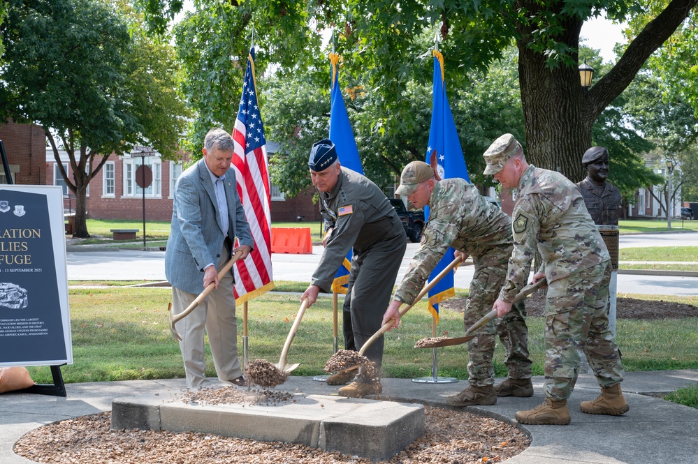 Operation Allies Refuge Monument Groundbreaking