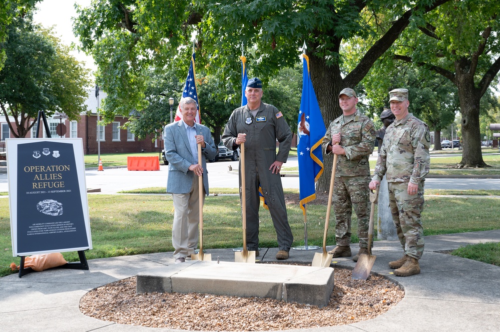 Operation Allies Refuge Monument Groundbreaking