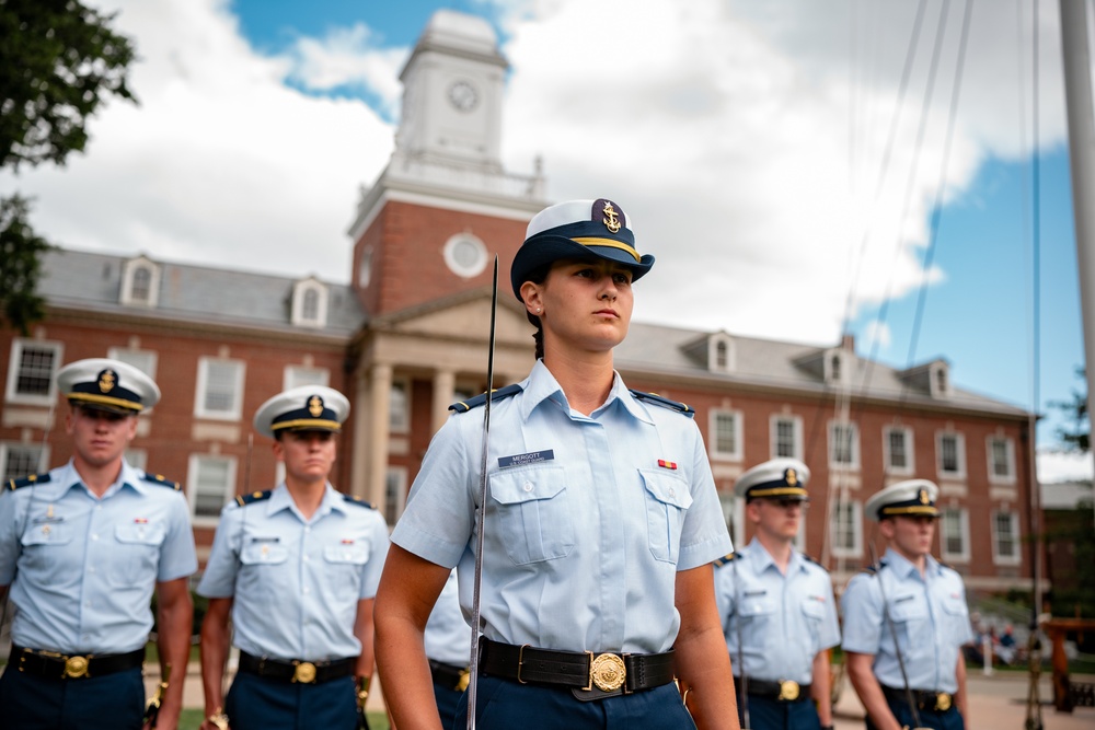 Coast Guard Academy change of watch