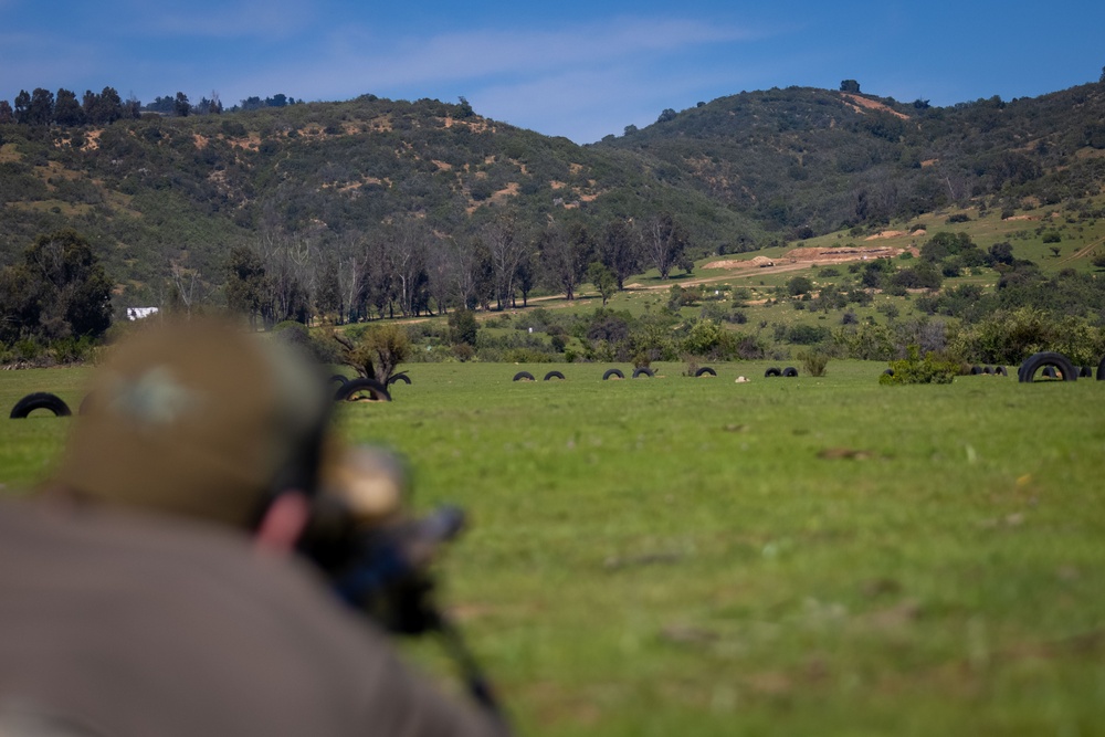 Chilean and U.S. Marines conduct live-fire sniper training with partner nation special forces during Exercise UNITAS LXV