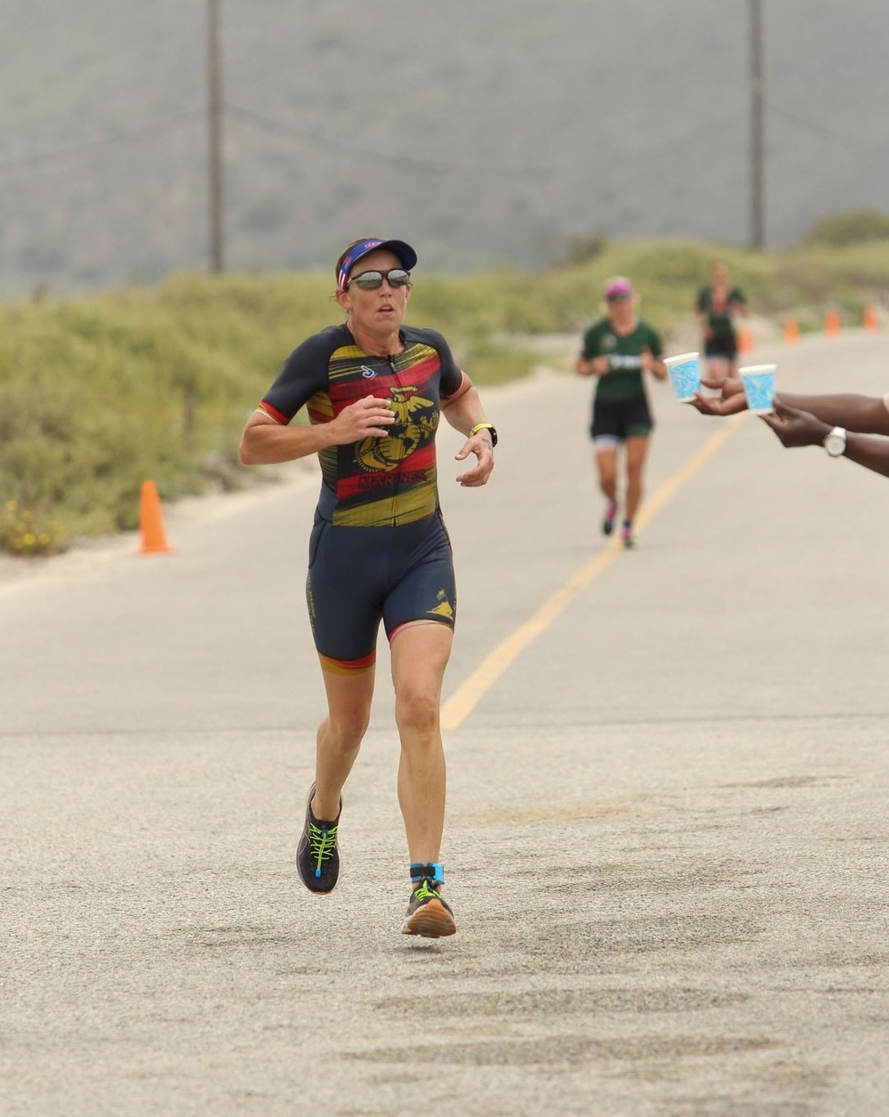 Former basketball player, Marine, finds new passion in triathlon