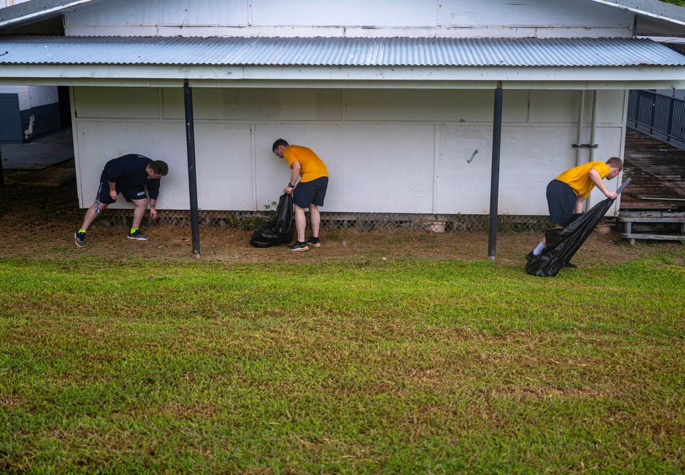 CSS-15 Volunteers at Inalahan Middle School