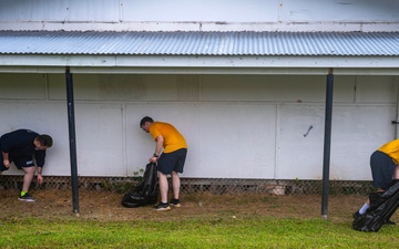 CSS-15 Volunteers at Inalahan Middle School