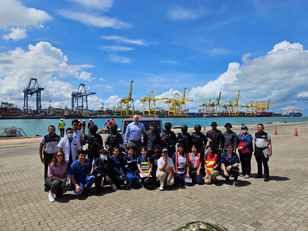 Partnership Exchange strengthens Incident Command procedures and security at Port of Laem Chabang
