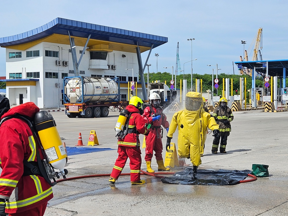 Partnership Exchange strengthens Incident Command procedures and security at Port of Laem Chabang