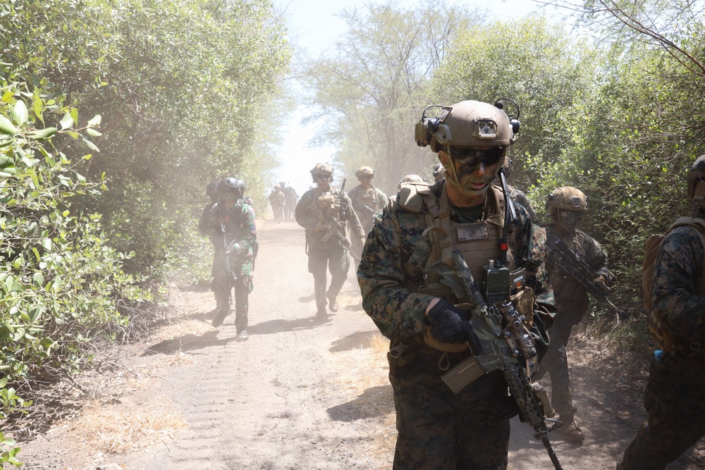 1st Bn., 1st Marines participates in amphibious assault exercise during Super Garuda Shield 2024