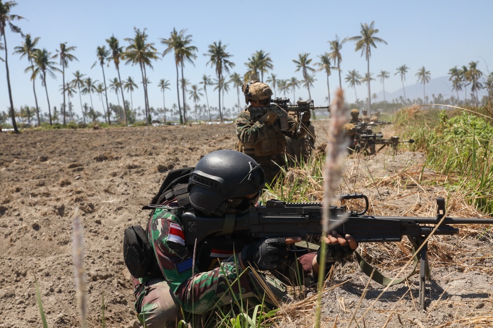 1st Bn., 1st Marines participates in amphibious assault exercise during Super Garuda Shield 2024