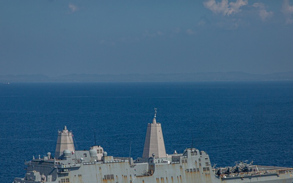 Col. Adisa King on the USS Green Bay