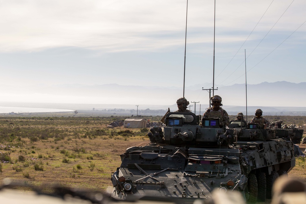 Light Armored Reconnaissance Marines conduct live fire with Chilean partners during Exercise UNITAS 2024