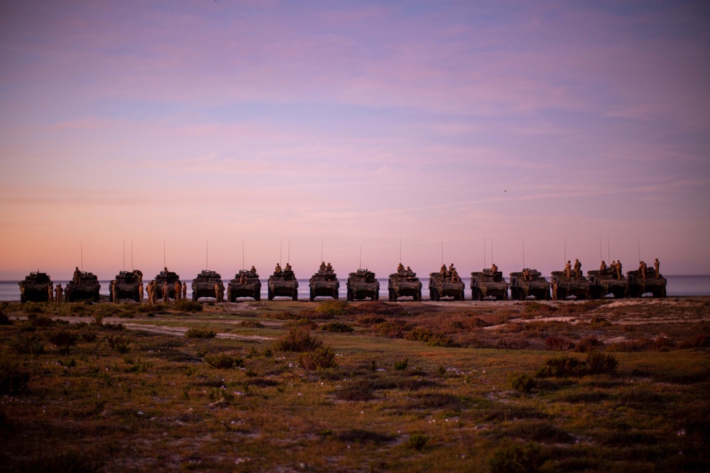 Light Armored Reconnaissance Marines conduct live fire with Chilean partners during Exercise UNITAS 2024