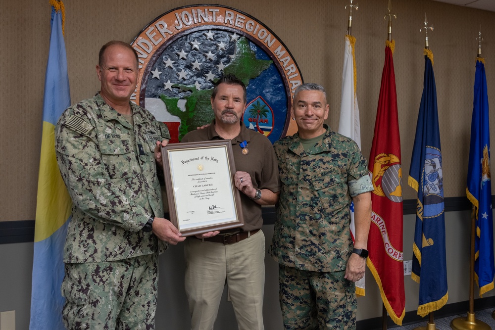 Meritorious Civilian Service Award presentation