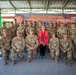 U.S. Ambassador to Indonesia, Kamala Shirin Lakhdhir, tours the newly renovated school in Palangan, Indonesia, with U.S. Army Soldiers from the 610th Engineer Support Company, 864th Engineer Battalion during Super Garuda Shield