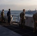 USS Green Bay conducts a Pass and Review while departing Super Garuda Shield 2024