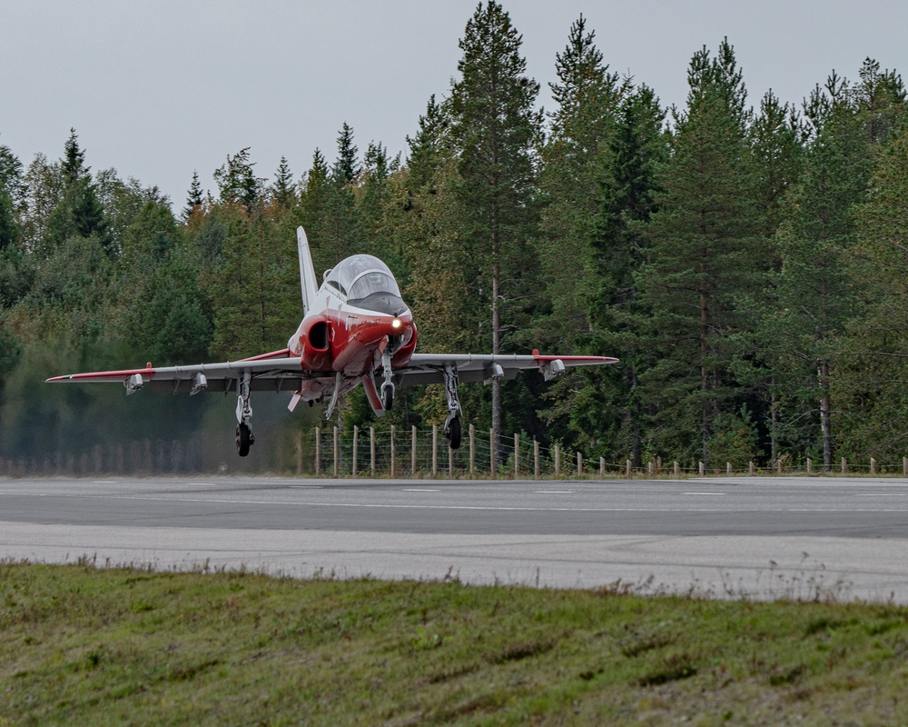 U.S. Air Force F-35 Lightning II makes historic first on highway in Finland