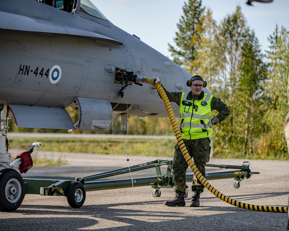 U.S. Air Force F-35 Lightning II makes historic first on highway in Finland