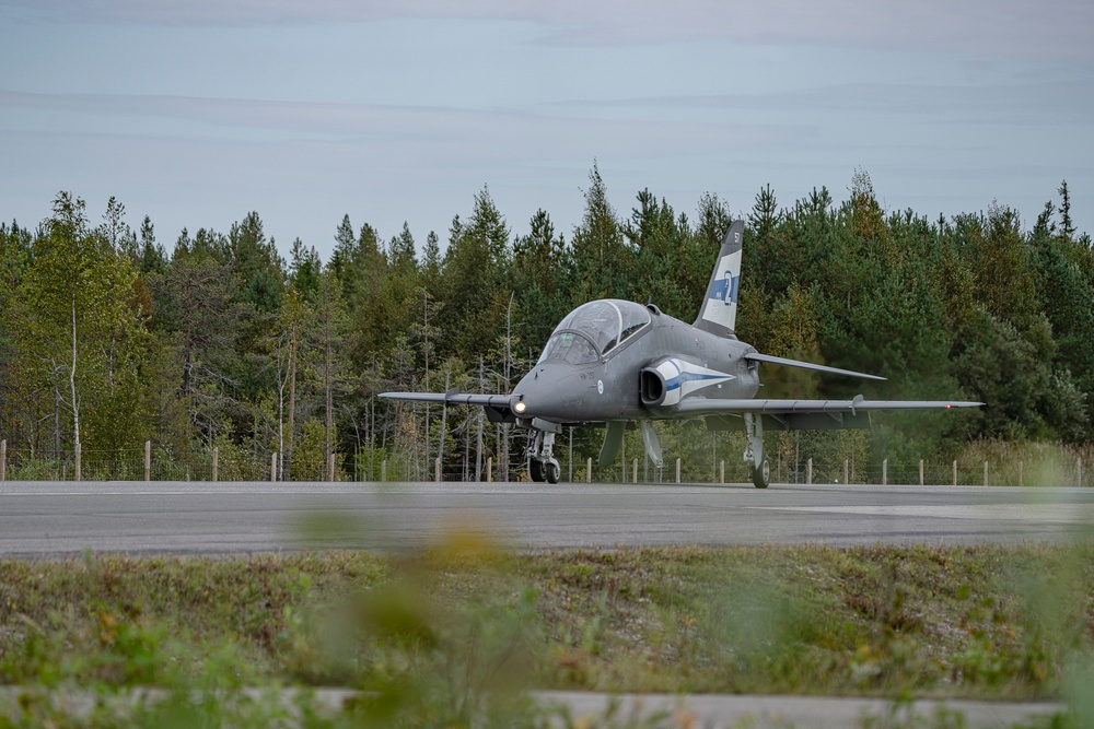 U.S. Air Force F-35 Lightning II makes historic first on highway in Finland