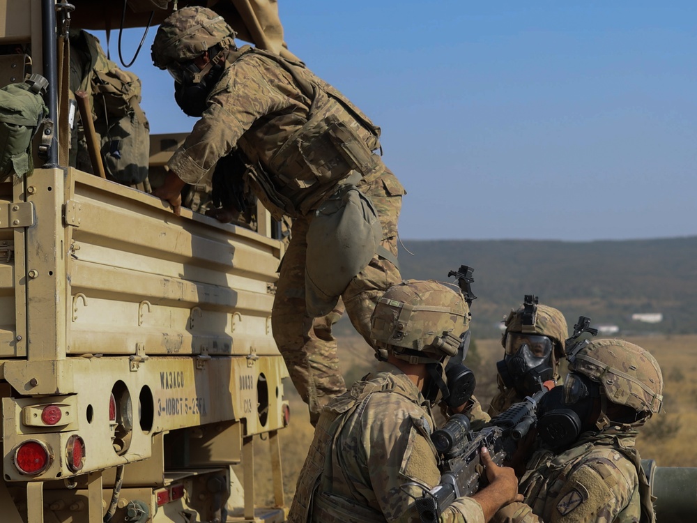 10th Mountain Division (Light Infantry) Live Fire Training in Bulgaria