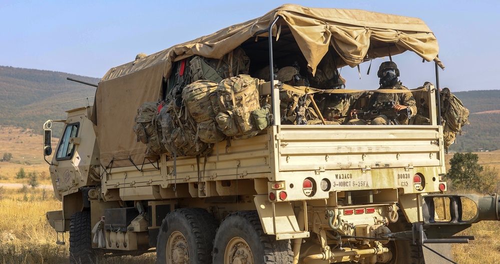 10th Mountain Division (Light Infantry) Live Fire Training in Bulgaria