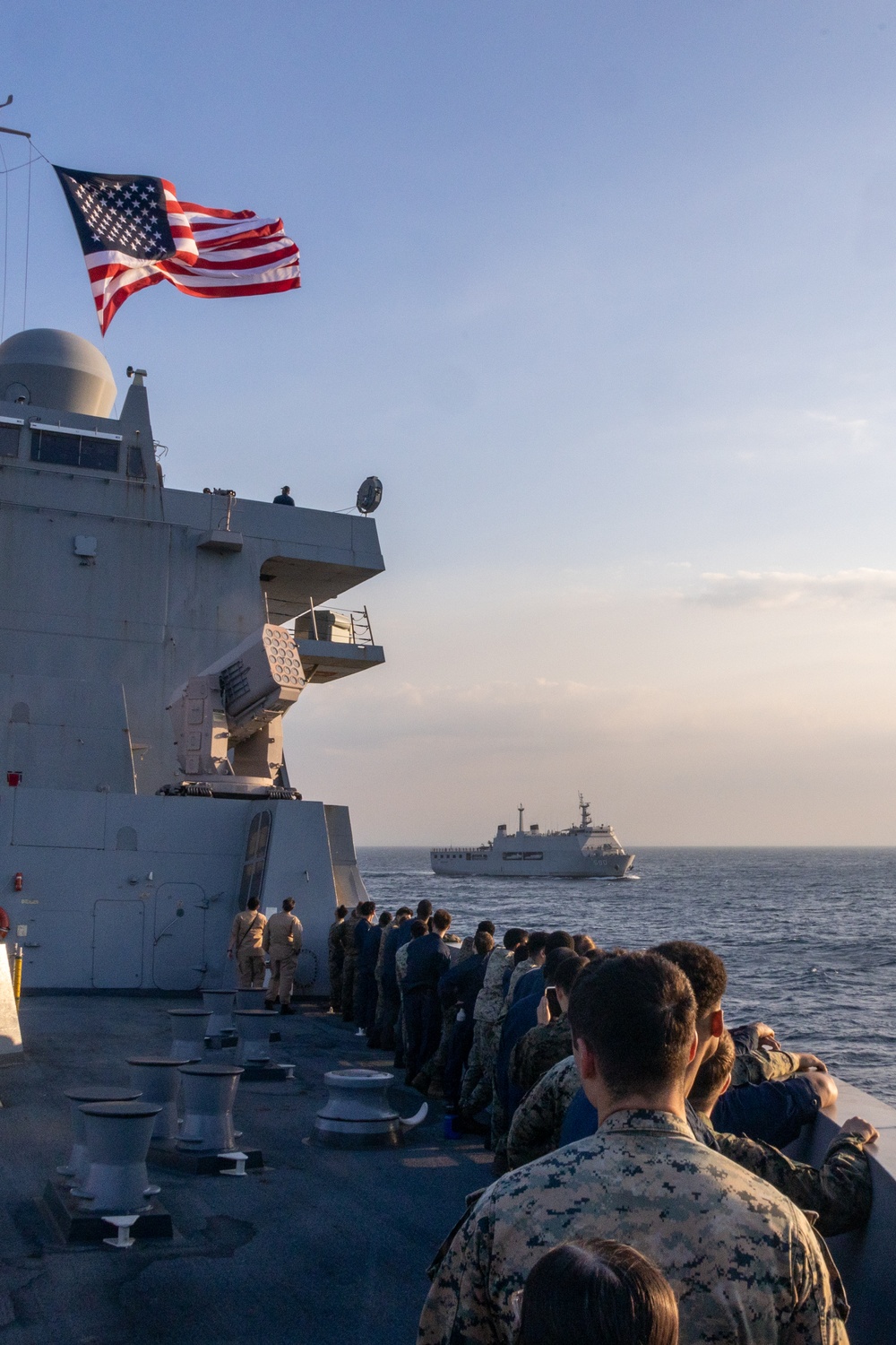 Super Garuda Shield 2024 | USS Green Bay participates in pass and review ceremony