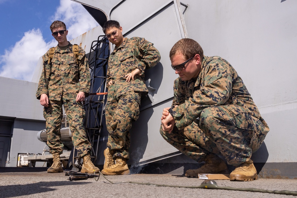 31st MEU conducts test fuse training