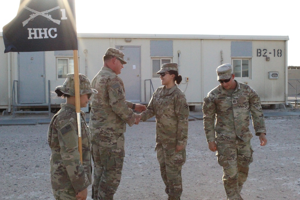 Promotion Ceremony, Headquarters, Task Force Commando