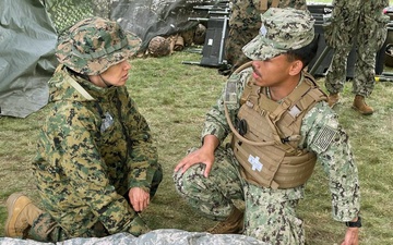 Expeditionary Medical Facility Kilo Sailors hone skills at Global Medic 24