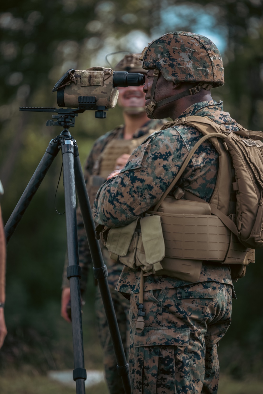 Training Command CG participates in various rifle drills