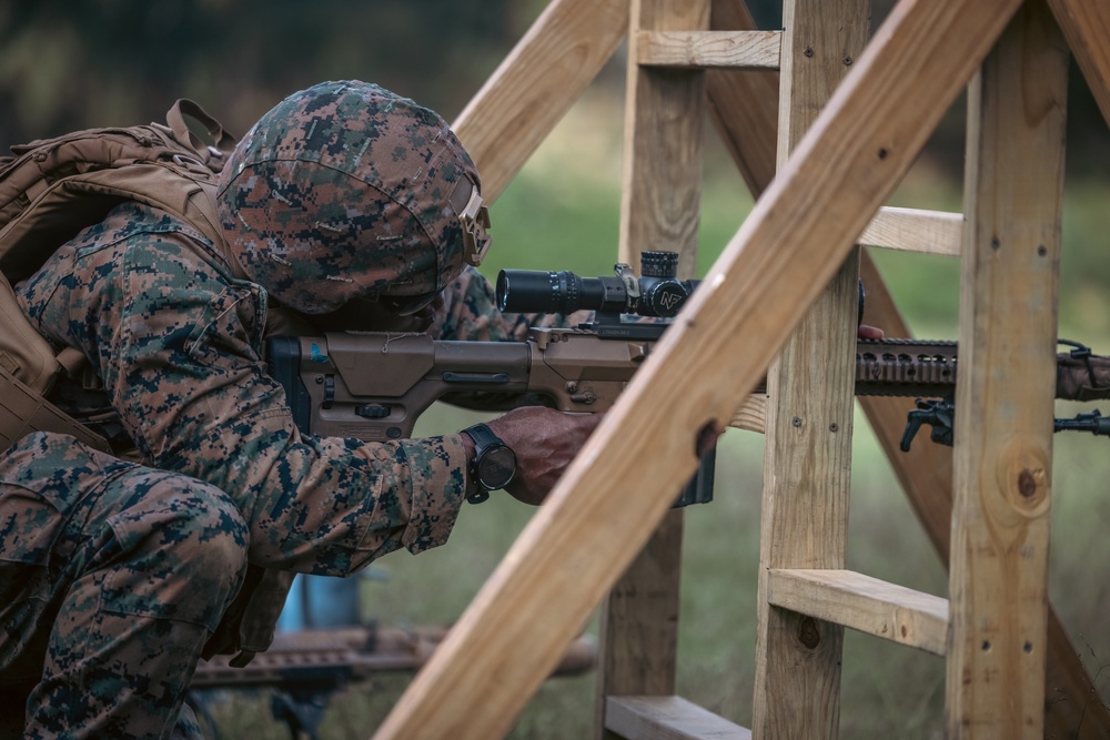 Training Command CG participates in various rifle drills