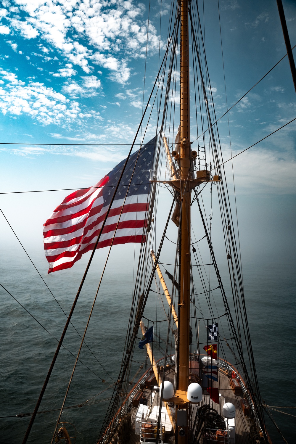 Coast Guard Cutter Eagle sets sail