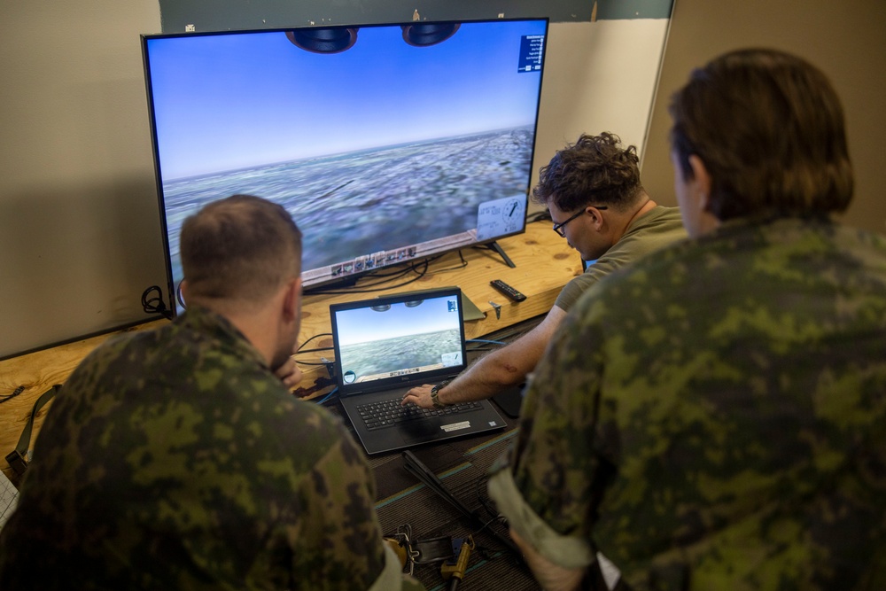 2nd ANGLICO JTAC virtual trainer with NATO allies