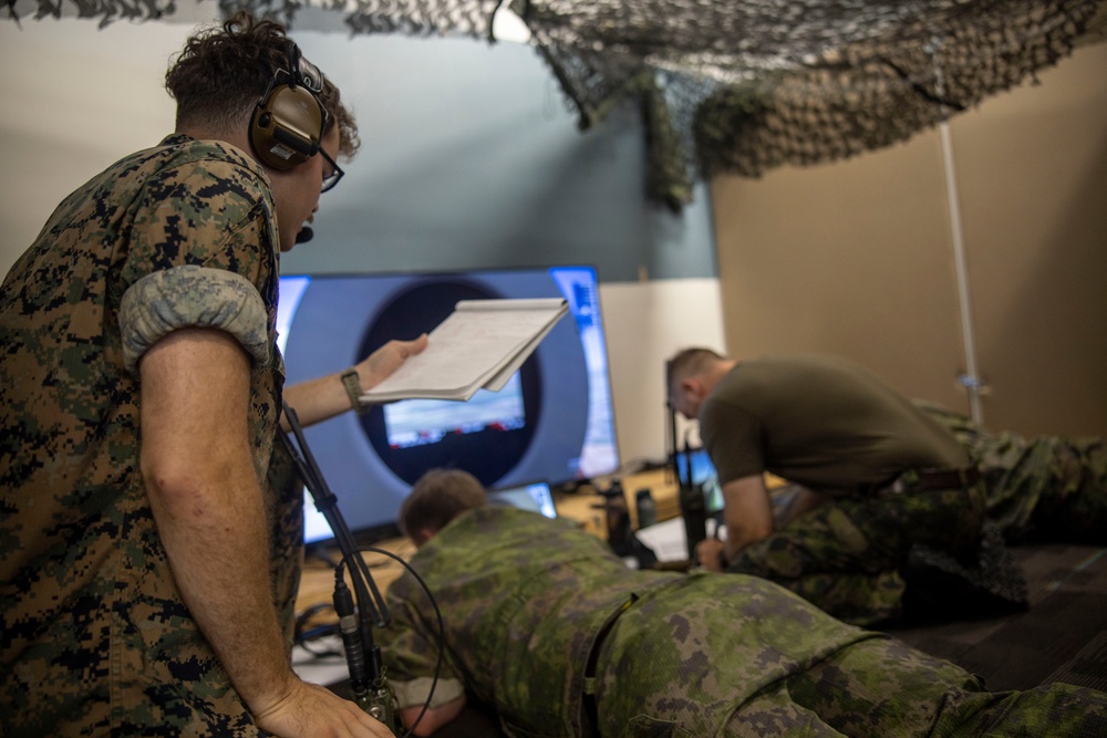 2nd ANGLICO JTAC virtual trainer with NATO allies