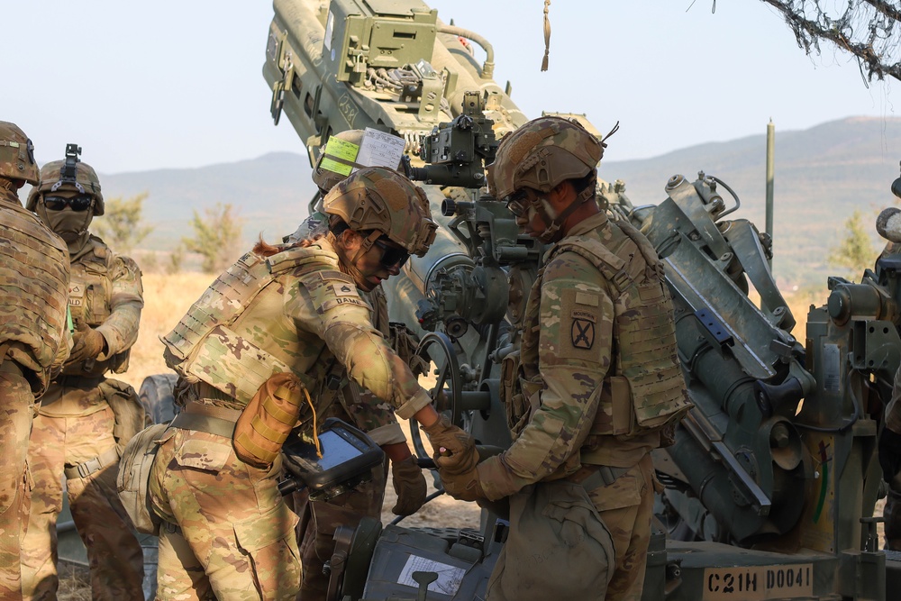 10th Mountain Division (Light Infantry) Live Fire Training in Bulgaria