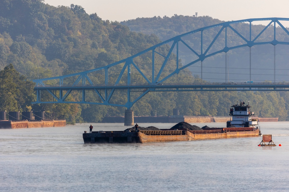 Pittsburgh District clears passage through dam, opens navigation channel to industry on Monongahela River to industry