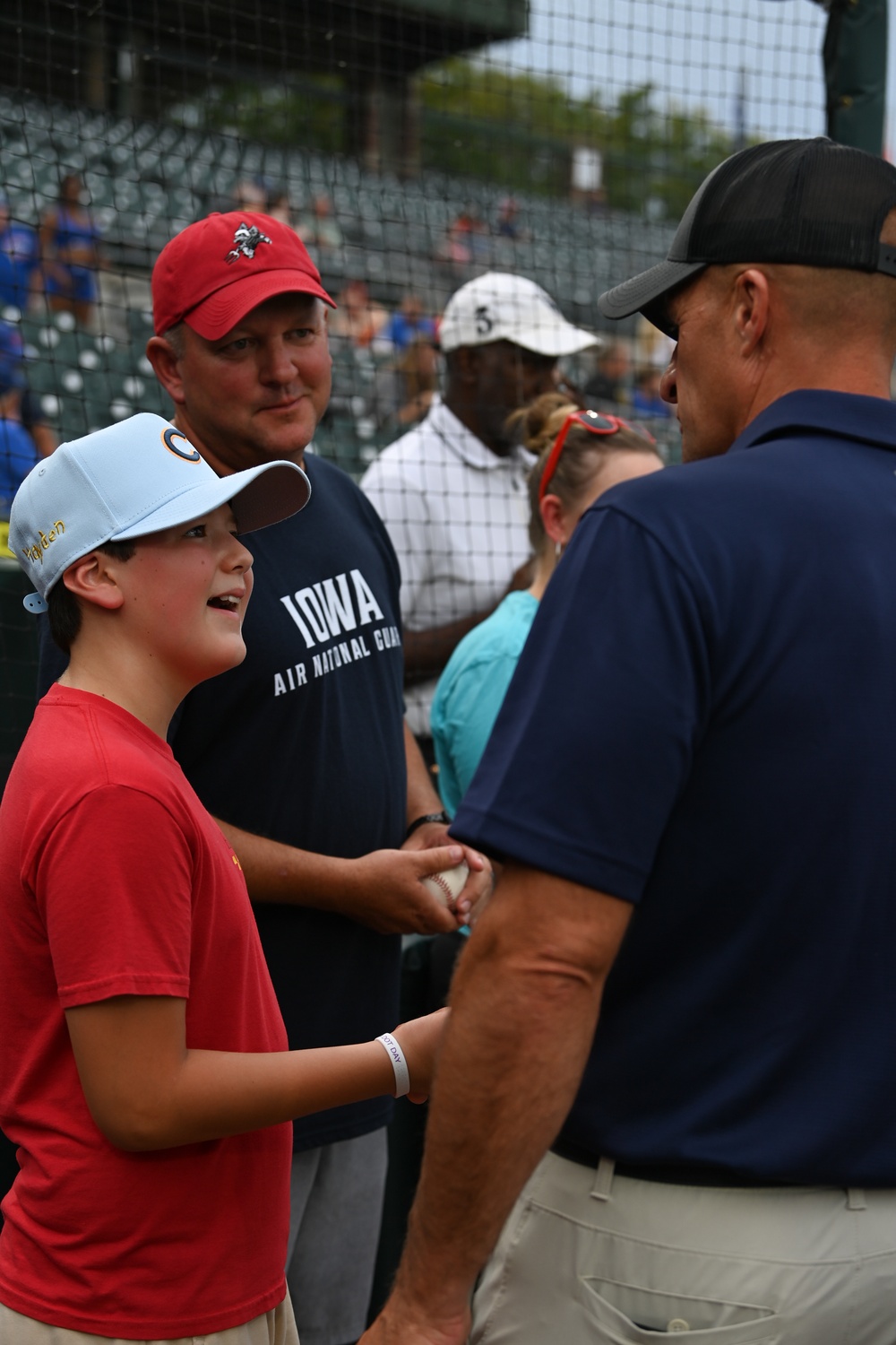 Iowa National Guard members attend Iowa Cubs National Guard Night