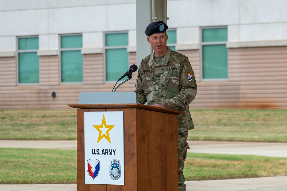 Pepper assumes command of USASAC