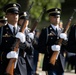 Military Funeral Honors with Funeral Escort are Conducted for U.S. Army Chaplain (1st Lt.) George Fox