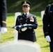 Military Funeral Honors with Funeral Escort are Conducted for U.S. Army Chaplain (1st Lt.) George Fox