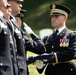 Military Funeral Honors with Funeral Escort are Conducted for U.S. Army Chaplain (1st Lt.) George Fox