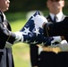 Military Funeral Honors with Funeral Escort are Conducted for U.S. Army Chaplain (1st Lt.) George Fox