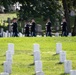 Military Funeral Honors with Funeral Escort are Conducted for U.S. Army Chaplain (1st Lt.) George Fox