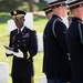 Military Funeral Honors with Funeral Escort are Conducted for U.S. Army Chaplain (1st Lt.) George Fox