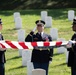 Military Funeral Honors with Funeral Escort are Conducted for U.S. Army Chaplain (1st Lt.) George Fox